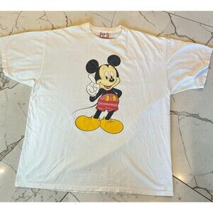 Vintage Mickey Mouse T Shirt XL Made In USA Disney Single Stitch